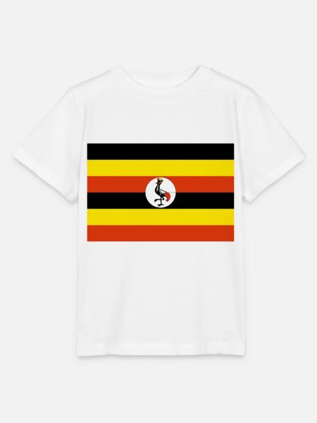 Uganda - Stanley/Stella Kinder T-Shirt MINI CREATOR - Weiß