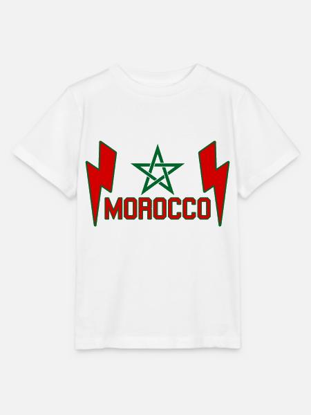 Marokko Star Marokko Macht - Stanley/Stella Kinder T-Shirt MINI CREATOR - Weiß