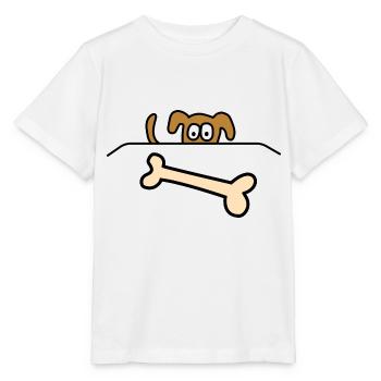 Bone Dog - Stanley/Stella MINI CREATOR Kids’ T-Shirt - white - Front - Maike (125cm)
