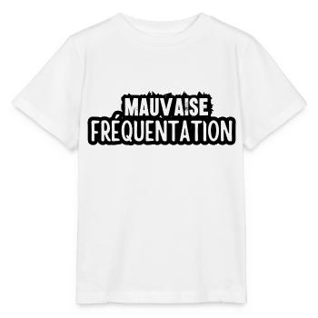 mauvaise fréquentation - T-shirt bio MINI CREATOR Stanley/Stella Enfant - blanc - Devant - Maike (125cm)