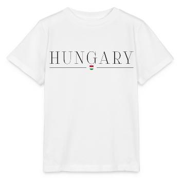 J’adore la Hongrie - T-shirt bio MINI CREATOR Stanley/Stella Enfant - blanc - Devant - Maike (125cm)