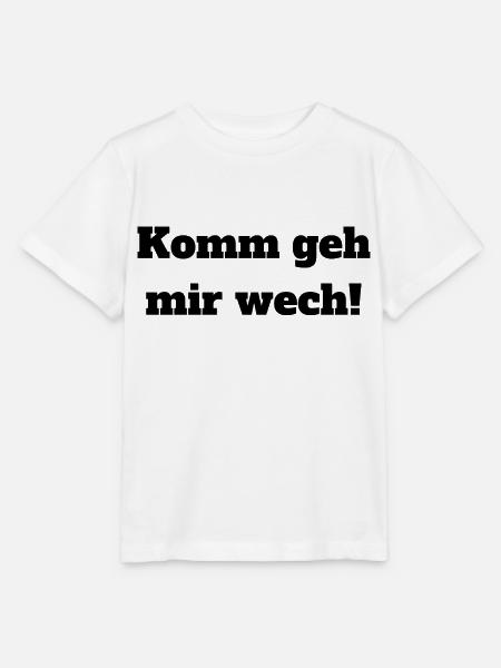 Komm geh mir wech - Stanley/Stella Kinder T-Shirt MINI CREATOR - Weiß