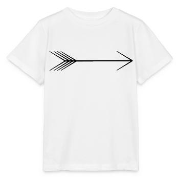 flèche - T-shirt bio MINI CREATOR Stanley/Stella Enfant - blanc - Devant - Maike (125cm)