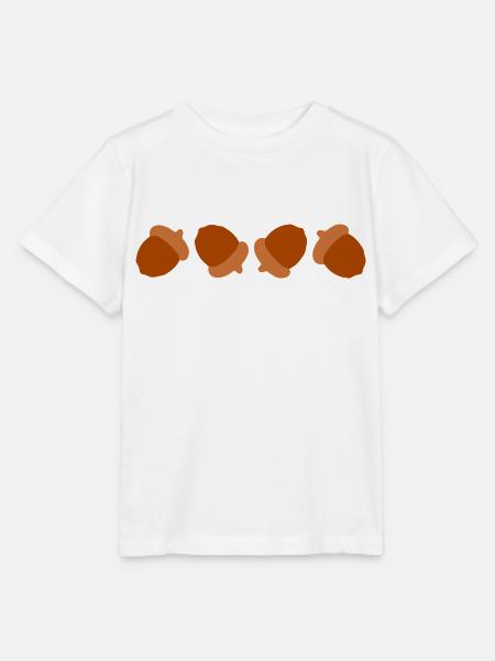 Eicheln - Stanley/Stella Kinder T-Shirt MINI CREATOR - Weiß