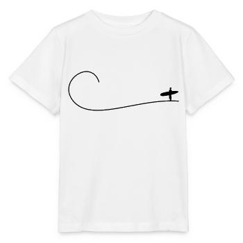 Catch a Wave - Stanley/Stella MINI CREATOR Kids’ T-Shirt - white - Front - Maike (125cm)