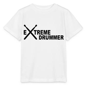 drums - Stanley/Stella MINI CREATOR Kids’ T-Shirt - white - Front - Maike (125cm)