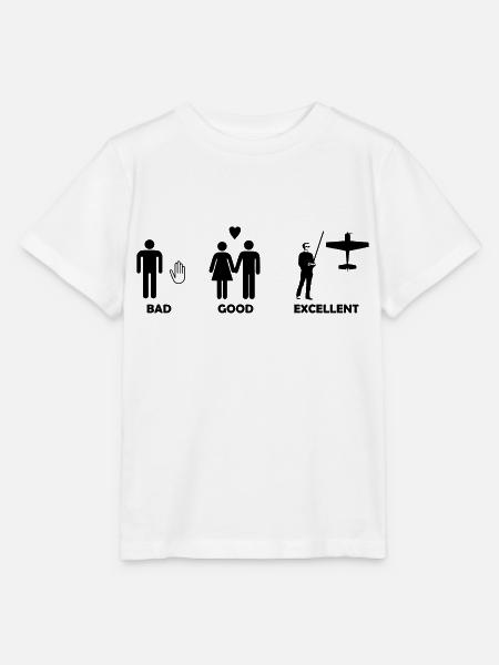 bad good excellent modellfliegen - Stanley/Stella Kinder T-Shirt MINI CREATOR - Weiß