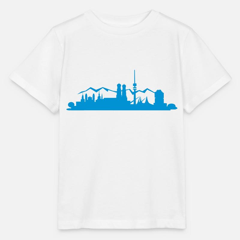 Munich München Vectorgrafik - Stanley/Stella Kinder T-Shirt MINI CREATOR  - Weiß