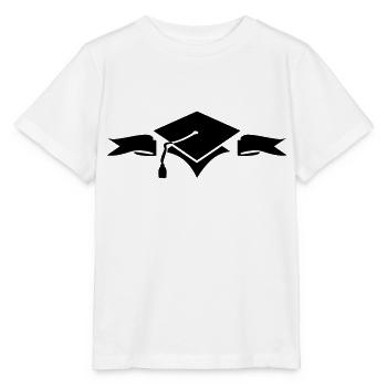 scholar hat / Gelehrtenhut (1c) - Stanley/Stella MINI CREATOR Kids’ T-Shirt - white - Front - Maike (125cm)