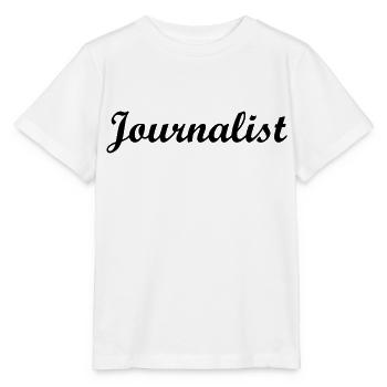 Journalist - Stanley/Stella Kinder T-Shirt MINI CREATOR  - Weiß - Vorne - Maike (125cm)