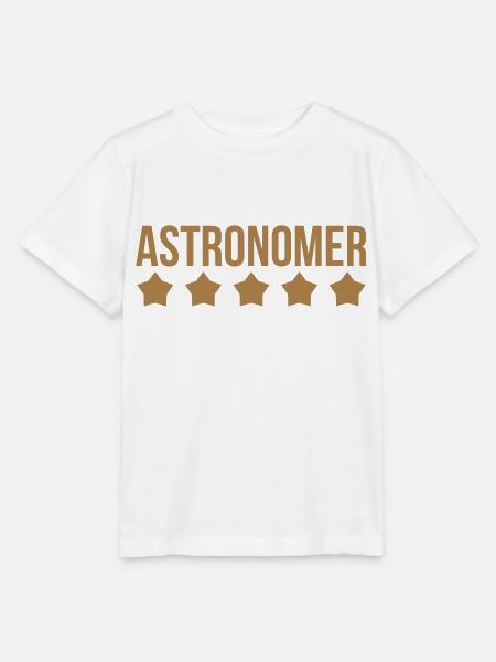 Astronom - Astronomie - Stanley/Stella Kinder T-Shirt MINI CREATOR - Weiß