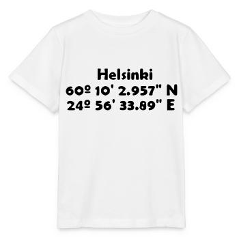 Helsinki (Helsinki) - T-shirt bio MINI CREATOR Stanley/Stella Enfant - blanc - Devant - Maike (125cm)