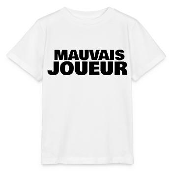 mauvais joueur - T-shirt bio MINI CREATOR Stanley/Stella Enfant - blanc - Devant - Maike (125cm)