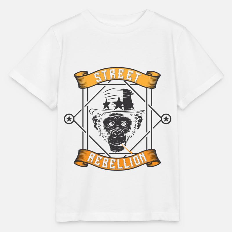 Sraßenrebell - T-shirt bio MINI CREATOR Stanley/Stella Enfant - blanc