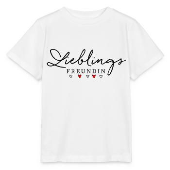 Lieblingsfruendin - Lieblings Freundin - Stanley/Stella Kinder T-Shirt MINI CREATOR  - Weiß - Vorne - Maike (125cm)
