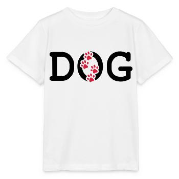 Dog - Stanley/Stella Kinder T-Shirt MINI CREATOR  - Weiß - Vorne - Maike (125cm)