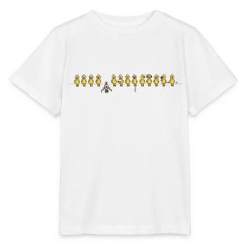Bat birds - Stanley/Stella MINI CREATOR Kids’ T-Shirt - white - Front - Maike (125cm)