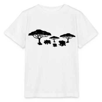 Safari Zoo Animal Safari Zoo - T-shirt bio MINI CREATOR Stanley/Stella Enfant - blanc - Devant - Maike (125cm)