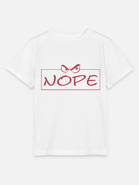 Nope - Stanley/Stella Kinder T-Shirt MINI CREATOR - Weiß