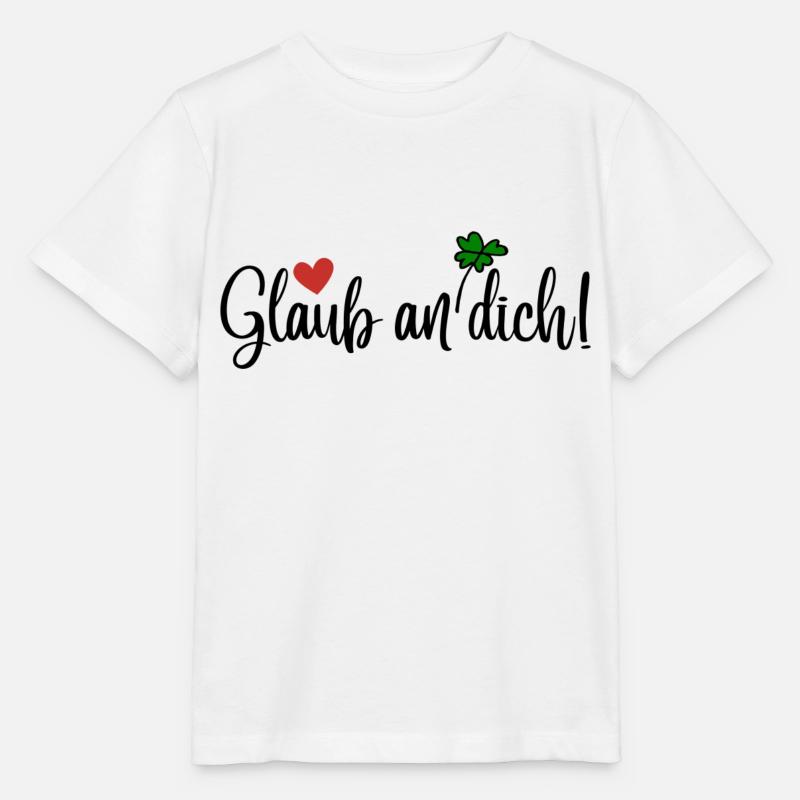 Glaub an dich! - Stanley/Stella Kinder T-Shirt MINI CREATOR  - Weiß