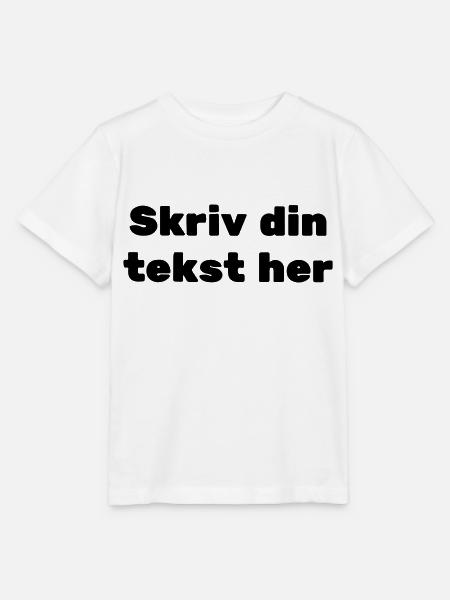 kirjoita tekstisi tähän - Stanley/Stella MINI CREATOR lasten t-paita - valkoinen