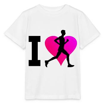 Cross Country Running Women Running Men - Stanley/Stella MINI CREATOR Kids’ T-Shirt - white - Front - Maike (125cm)