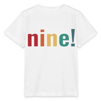 Cadeau d’anniversaire 9e anniversaire Fils Fille - T-shirt bio MINI CREATOR Stanley/Stella Enfant - blanc - Devant - Maike (125cm)