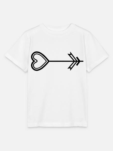 Herz-Pfeil - Stanley/Stella Kinder T-Shirt MINI CREATOR - Weiß