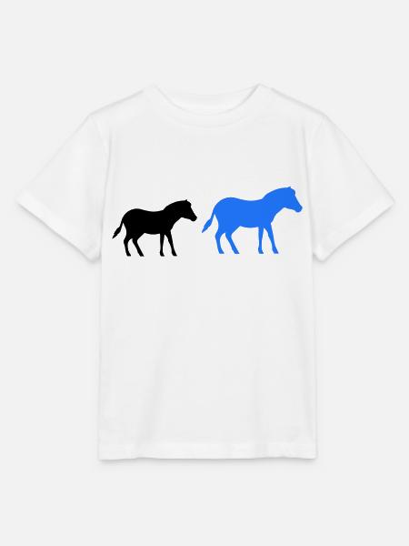 pferd pony 2 - Stanley/Stella Kinder T-Shirt MINI CREATOR - Weiß