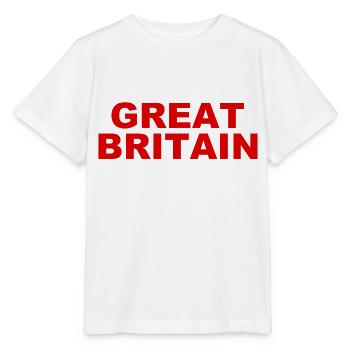 Great Britain - England - Soccer - Fußball - Stanley/Stella Kinder T-Shirt MINI CREATOR  - Weiß - Vorne - Maike (125cm)