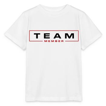 Team Mitglied - Stanley/Stella Kinder T-Shirt MINI CREATOR  - Weiß - Vorne - Maike (125cm)