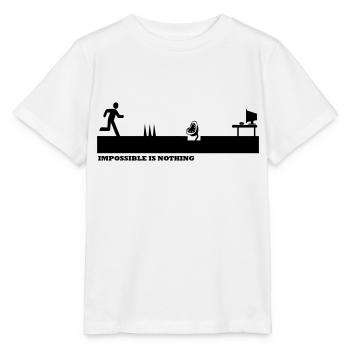 Impossible Is Nothing - T-shirt bio MINI CREATOR Stanley/Stella Enfant - blanc - Devant - Maike (125cm)