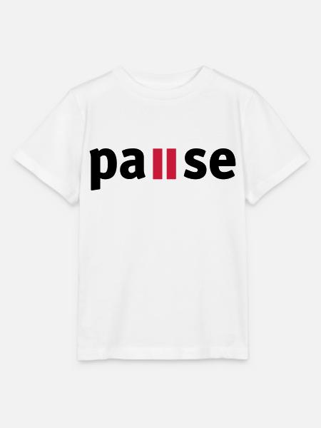Pause - Stanley/Stella Kinder T-Shirt MINI CREATOR - Weiß