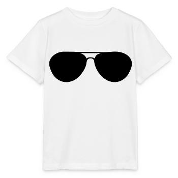 Sonnenbrille - Stanley/Stella Kinder T-Shirt MINI CREATOR  - Weiß - Vorne - Maike (125cm)