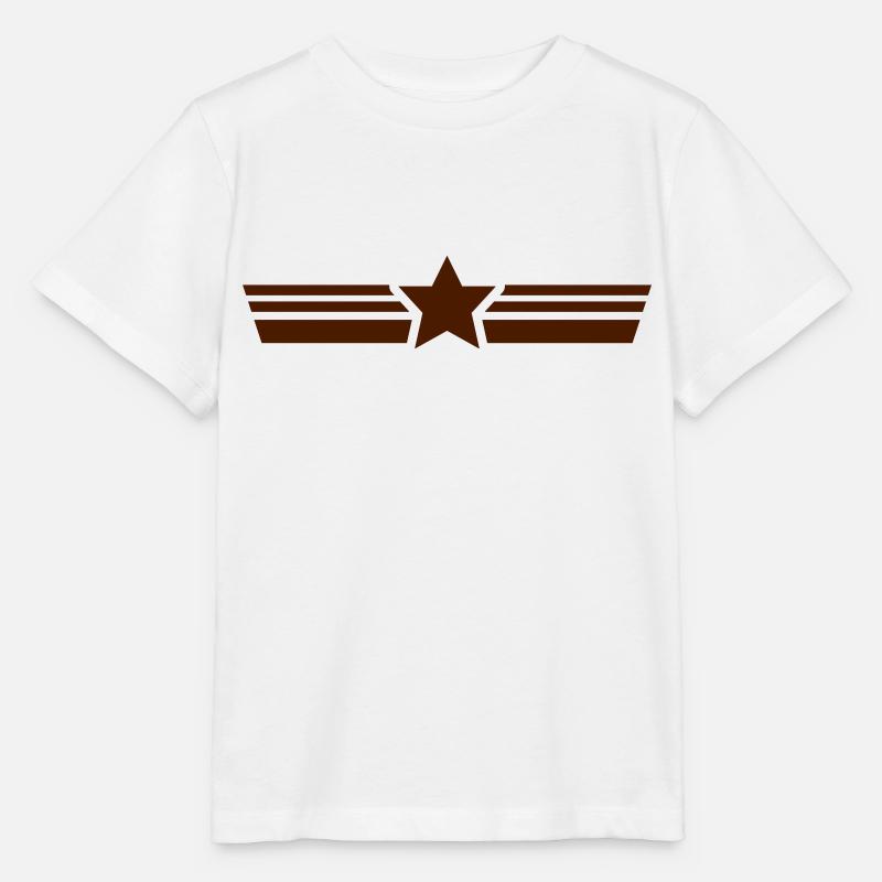 star - Stanley/Stella MINI CREATOR Kids’ T-Shirt - white