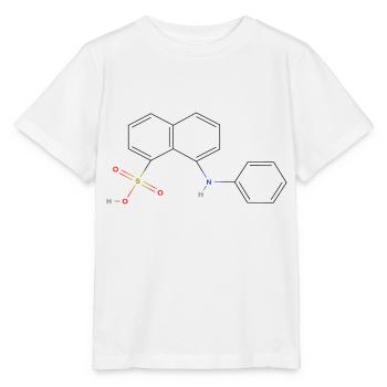 Lipase Molekül - Farbige Strukturformel - Stanley/Stella Kinder T-Shirt MINI CREATOR  - Weiß - Vorne - Maike (125cm)
