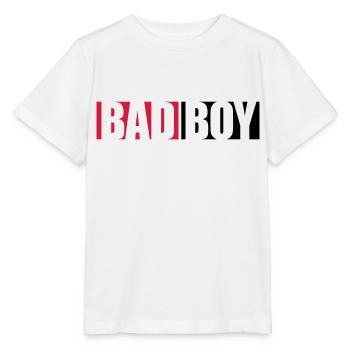 Text Bad Boy - Stanley/Stella MINI CREATOR Kids’ T-Shirt - white - Front - Maike (125cm)