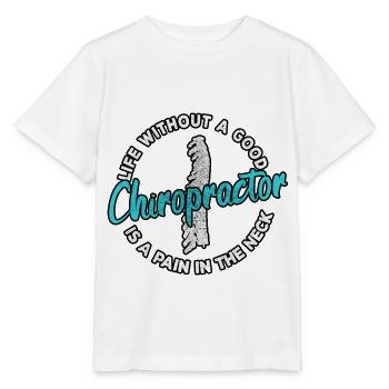 Chiropraktiker Physiotherapeut Nacken I Geschenk - Stanley/Stella Kinder T-Shirt MINI CREATOR  - Weiß - Vorne - Maike (125cm)