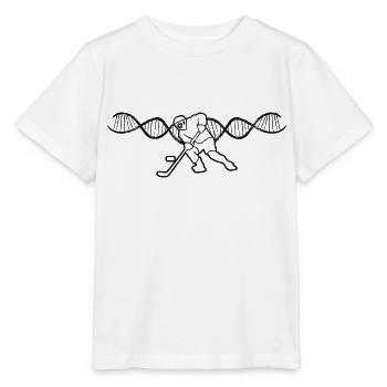 Eishockey Geschenk Wintersport Eishockeyteam - Stanley/Stella Kinder T-Shirt MINI CREATOR  - Weiß - Vorne - Maike (125cm)