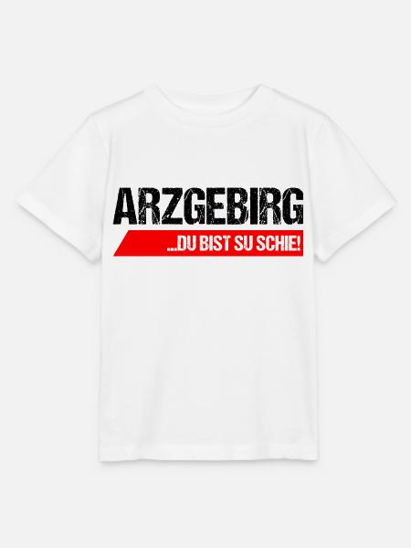Arzgebirg du bist su schie - Stanley/Stella Kinder T-Shirt MINI CREATOR  - Weiß