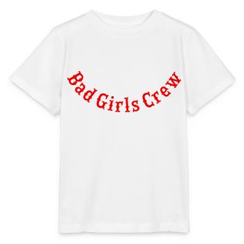Bad Girls Crew Noeud Rond Rouge 1 - T-shirt bio MINI CREATOR Stanley/Stella Enfant - blanc - Devant - Maike (125cm)