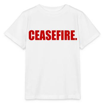 Ceasefire - Stanley/Stella Kinder T-Shirt MINI CREATOR  - Weiß - Vorne - Maike (125cm)