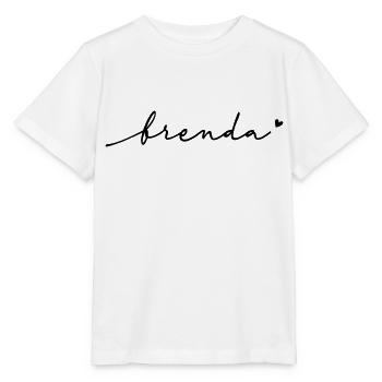 Brenda Cursive Name - Stanley/Stella MINI CREATOR Kids’ T-Shirt - white - Front - Maike (125cm)