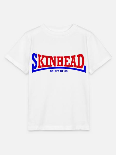 SKINHEADS - Stanley/Stella Kinder T-Shirt MINI CREATOR - Weiß