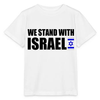 We stand with israel - Stanley/Stella Kinder T-Shirt MINI CREATOR  - Weiß - Vorne - Maike (125cm)