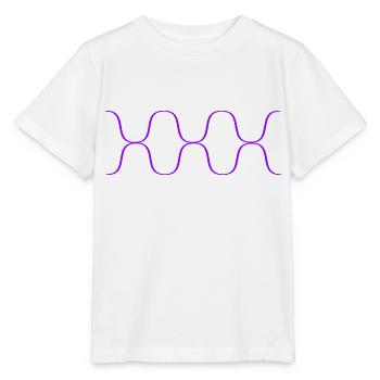 vagues - T-shirt bio MINI CREATOR Stanley/Stella Enfant - blanc - Devant - Maike (125cm)