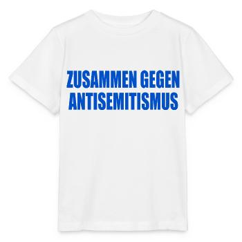 zusammen gegen antisemitismus - Stanley/Stella Kinder T-Shirt MINI CREATOR  - Weiß - Vorne - Maike (125cm)