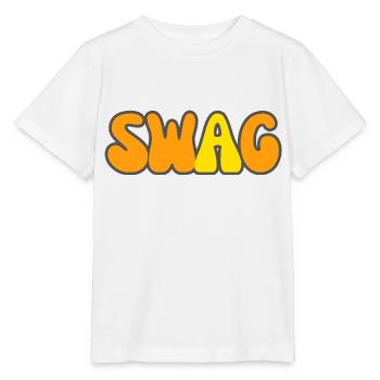 Modern Typography Cool Art Studio Brand Logo Swag - Stanley/Stella Kinder T-Shirt MINI CREATOR  - Weiß - Vorne - Maike (125cm)