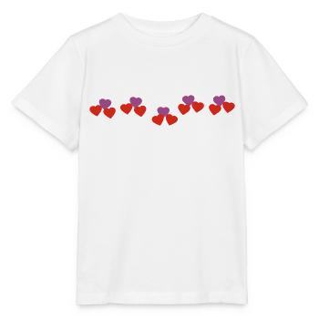 herzen - Stanley/Stella Kinder T-Shirt MINI CREATOR  - Weiß - Vorne - Maike (125cm)