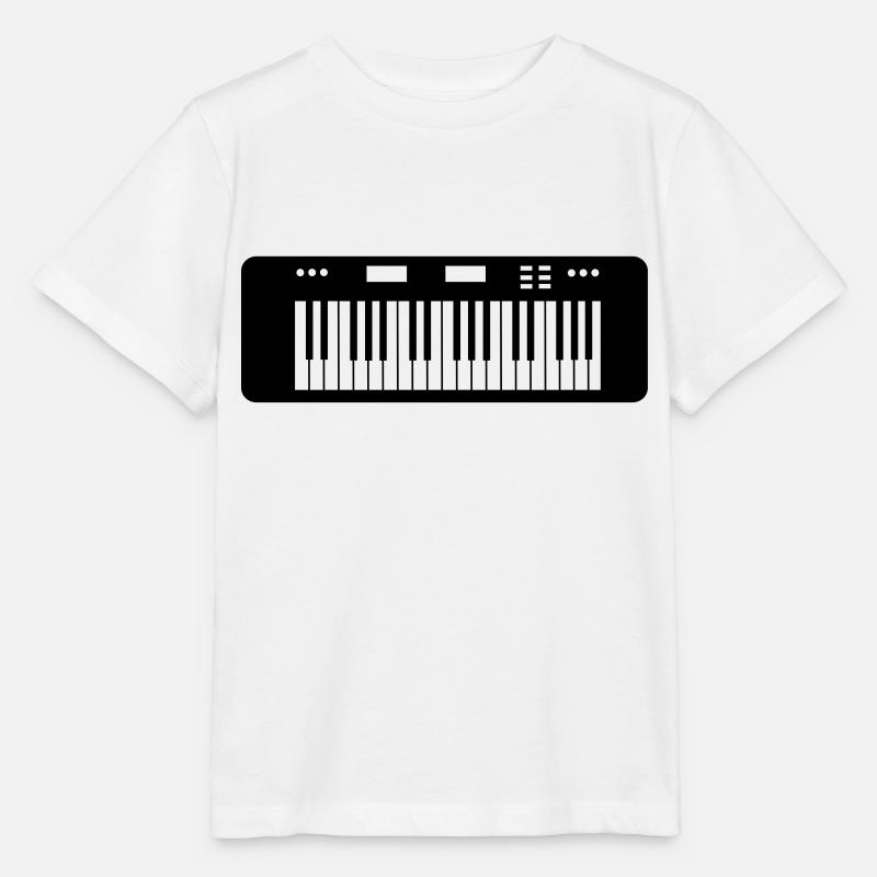 keyboard - Stanley/Stella Kinder T-Shirt MINI CREATOR  - Weiß